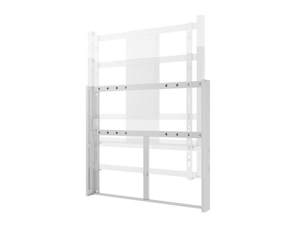 Multibrackets Veggfeste motorisert 160Kg 50 cm høydejustering, 42-110", hvit 