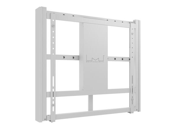 Multibrackets Veggfeste motorisert 160Kg 50 cm høydejustering, 42-110", hvit 