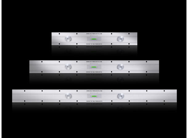 Multibrackets Veggfeste super slim small Sølv, 400x400, 55Kg, 26-32 