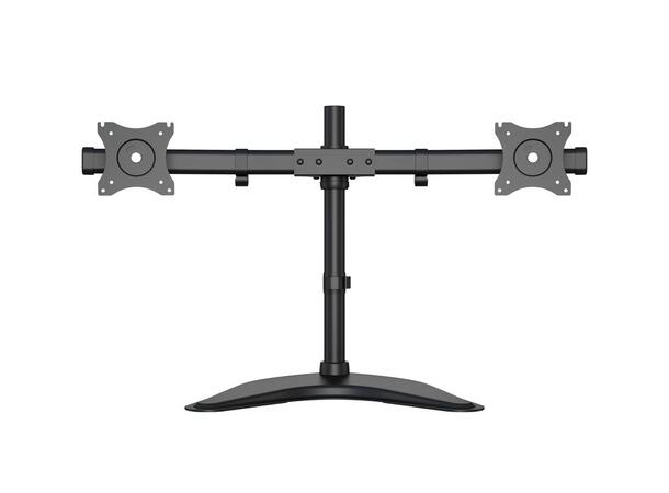 Multibrackets bordstativ Basic Dual S Svart, 2 x 15"-27", 10kg, Vesa 75, 100 