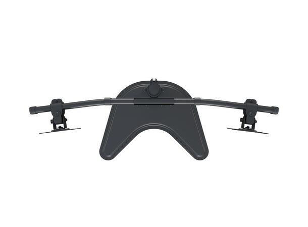 Multibrackets bordstativ Basic Dual S Svart, 2 x 15"-27", 10kg, Vesa 75, 100 