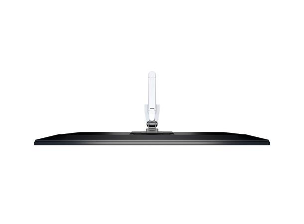 Multibrackets bordstativ gass arm XL Hvit ,Maks VESA 200x200, 10Kg, 15-38" 