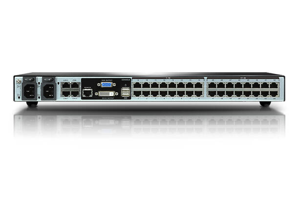 Aten KVM IP 24-PC 1-Br Rack KN2132VA Switch Box, HDMI,DP,DVI