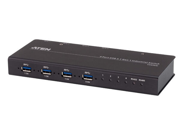 Aten US3344I Styrbar USB 3.1 Switch 4x4 USB 3.1 Gen 1 Industrial Hub Switc 