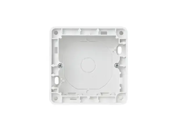 ELKO RS Påveggkappe Enkel 33mm Enk kap RS16 Polarhvit 