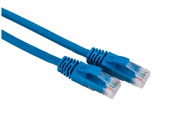 LinkIT Patch U/UTP Cat6 blå 0.5m AWG 24/7 | LSZH 