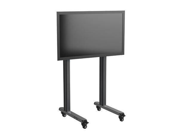 Multibrackets Gulvstativ Counterbalanced Svart, 40-60kg, 800x700, 32-75" 