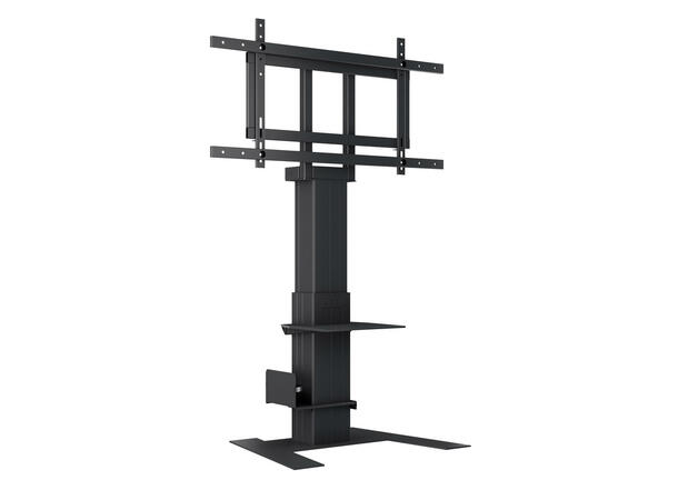 Multibrackets Gulvstativ motorisert SD 160Kg,50 cm høydejustering, 42-110",Sort 