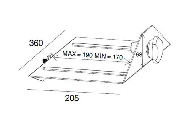 Multibrackets PC holder Svart 