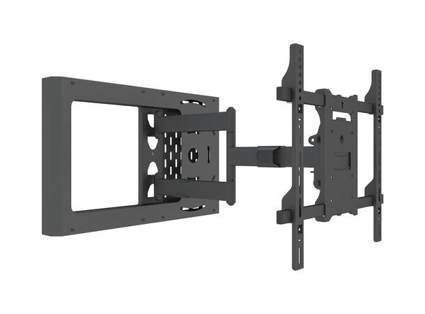 Multibrackets Veggfeste Flexarm STB Svart,  400x400, 45Kg, 40-70" 