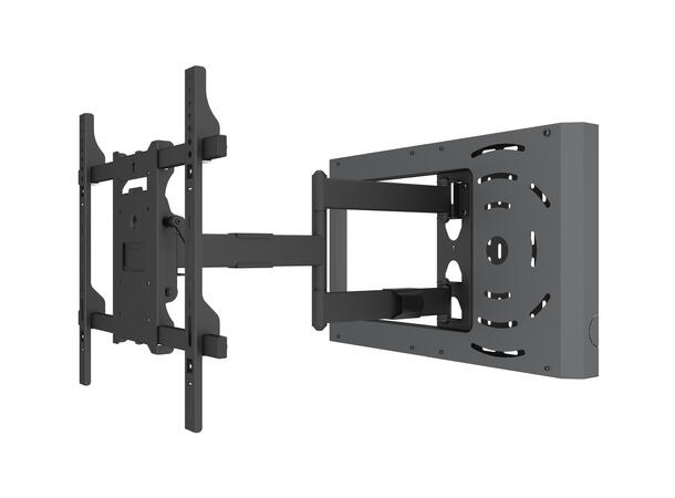 Multibrackets Veggfeste Flexarm STB Svart,  400x400, 45Kg, 40-70" 