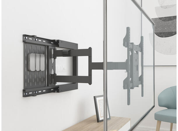 Multibrackets Veggfeste Flexarm STB Svart,  400x400, 45Kg, 40-70" 