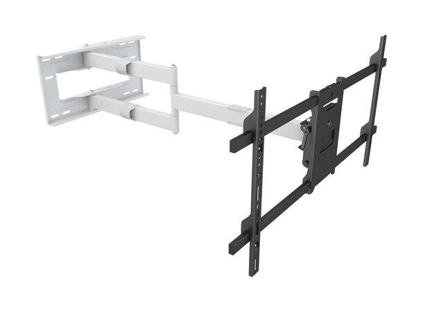 Multibrackets Veggfeste long reach HD Hvit, VESA 800x400, 40kg, 101cm , 42-75" 