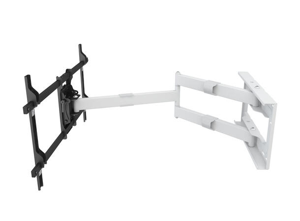 Multibrackets Veggfeste long reach HD Hvit, VESA 800x400, 40kg, 101cm , 42-75" 
