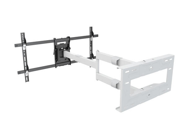 Multibrackets Veggfeste long reach HD Hvit, VESA 800x400, 40kg, 101cm , 42-75" 