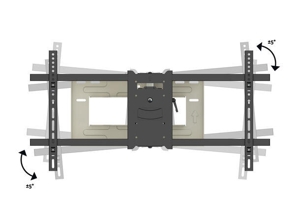 Multibrackets Veggfeste long reach HD Hvit, VESA 800x400, 40kg, 101cm , 42-75" 