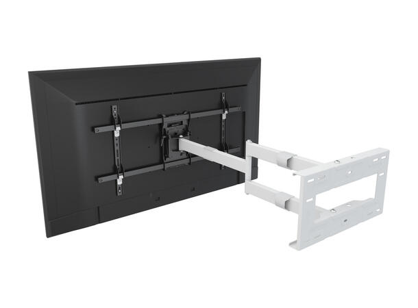 Multibrackets Veggfeste long reach HD Hvit, VESA 800x400, 40kg, 101cm , 42-75" 