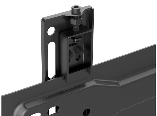 Multibrackets Veggfeste super slim Fixed Svart, 400x400, 35Kg, 32-55" 