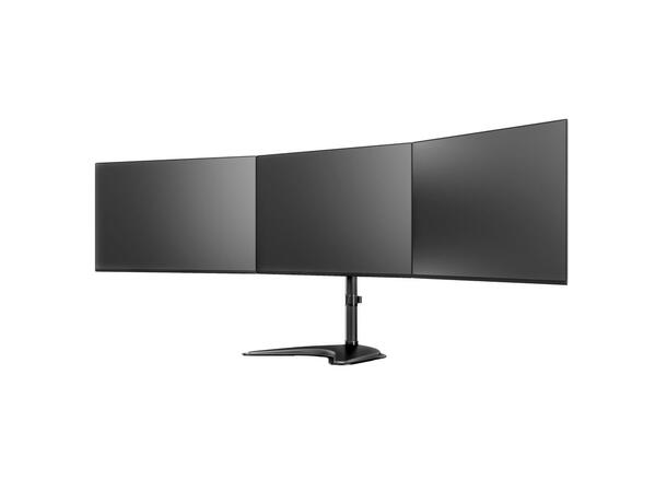 Multibrackets bordstativ Basic triple S Svart, 3 x 15"-27", 24kg, Vesa 75, 100 