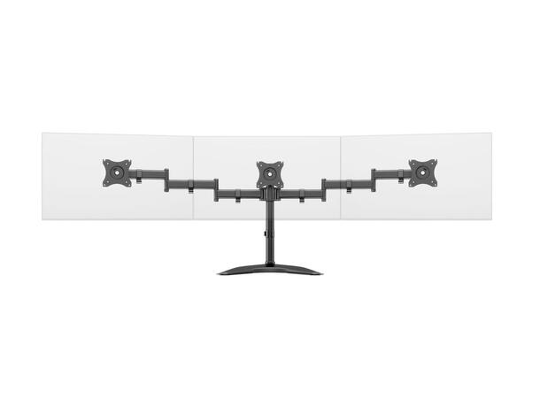 Multibrackets bordstativ Basic triple S Svart, 3 x 15"-27", 24kg, Vesa 75, 100 
