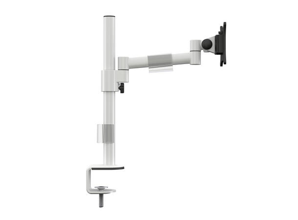 Multibrackets bordstativ Single I Hvit, Officeline, VESA 75, 100, 15-30" 
