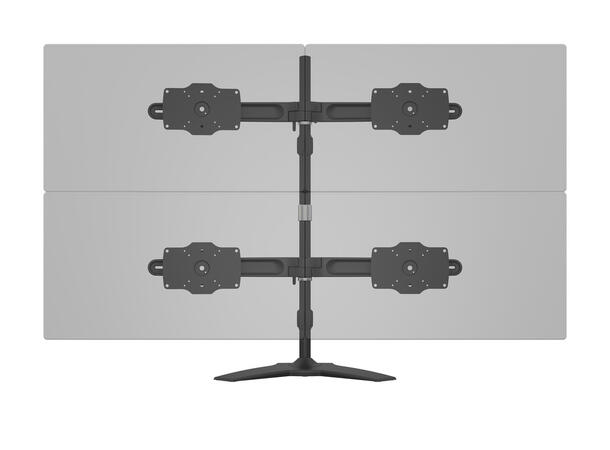 Multibrackets bordstativ, Dual 24-32" Utvidelses Kit for 2 skjermer
