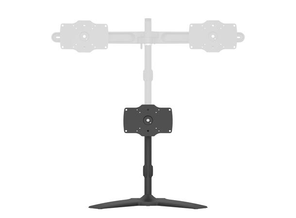 Multibrackets bordstativ, Single 24-32" Sort, Maks VESA 200x100, 15 kg pr skjerm