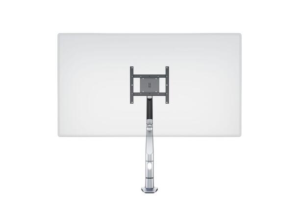 Multibrackets bordstativ gass arm XL HD Sølv ,Maks VESA 200x200, 21Kg, 15-49" 