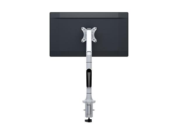 Multibrackets bordstativ gass arm single Hvit , VESA 75-100, 15-27", 9Kg 