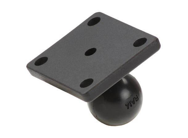RAM Mount Ball Adapter with AMPS Plate 1'' Rubber Ball / 2" x 1.7" Base