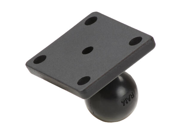 RAM Mount Ball Adapter with AMPS Plate 1'' Rubber Ball / 2" x 1.7" Base 