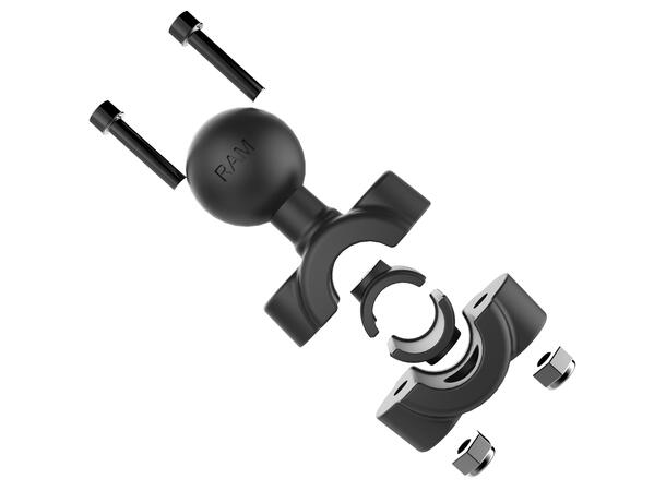 RAM Mount Torque Small Rail Base For rails 3/8" to 5/8" in diameter 