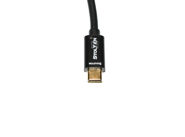 Stoltzen ThinFlex USB C - Displayport 3m 4Kx2K@60Hz | OD 4,5mm | Myk | Svart