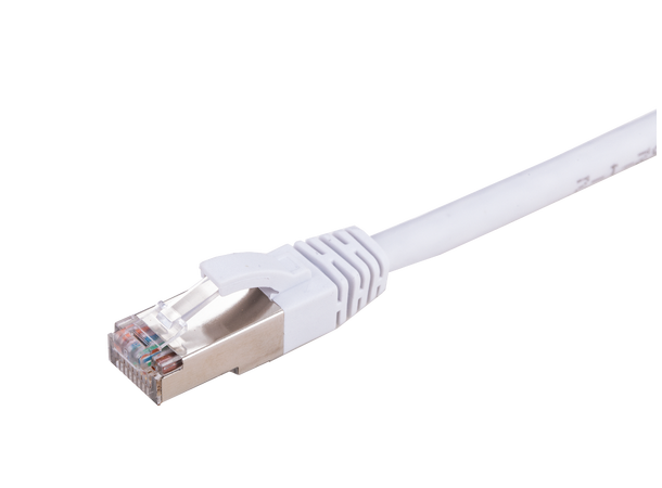 LinkIT Patch S/FTP Cat6 hvit 0.25m AWG 27/7 , LSZH 