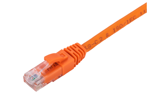 LinkIT Patch U/UTP Cat6 orange 0.5m AWG 24/7 | LSZH 
