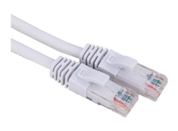 LinkIT Patch U/UTP Cat6 hvit 2m AWG 24/7 | LSZH 