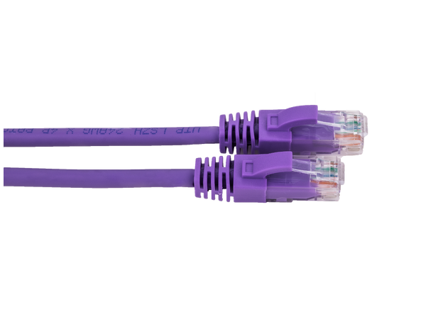 LinkIT Patch U/UTP Cat6 lilla 2m AWG 24/7 | LSZH 