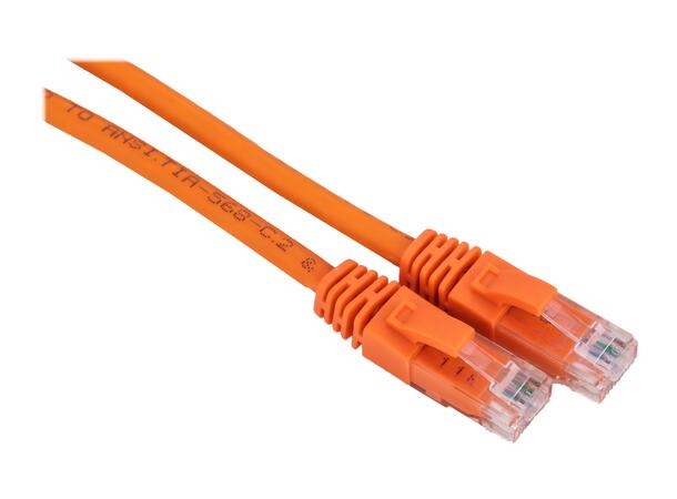 LinkIT Patch U/UTP Cat6 orange 10m AWG 24/7 , LSZH 