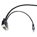 LinkIT SVGA/XGA cable M/M w/audio 1 m AWG 28 | 1920x1200@60Hz | Black