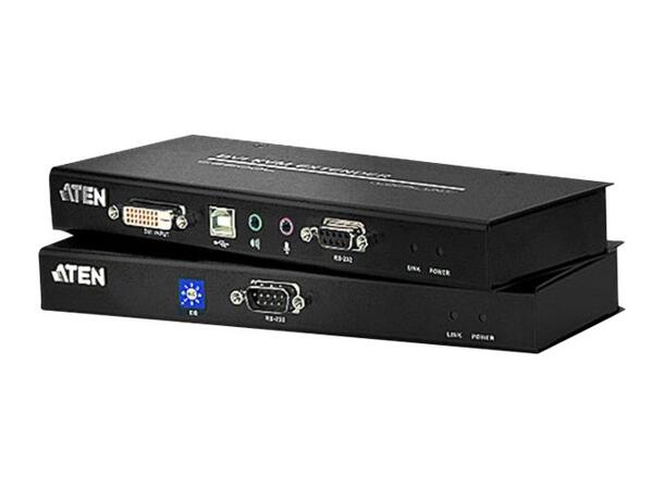 Aten KVM Extender USB CE600 DVI-D | USB | RS232 | opptil 60m 