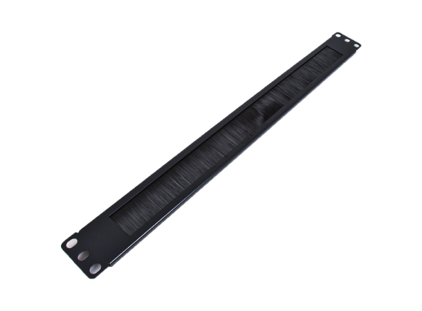 Lande 19" Kabelgjennomføring m/Børste 1U 2 stk. skruesett er ink. | Lik 19-BCM 