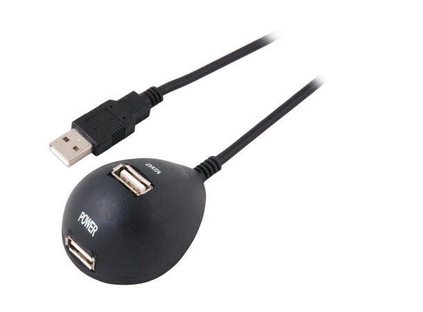 DCI USB 2.0 forlkabel m/magnetisk fot Cradle, 1,5m kabel