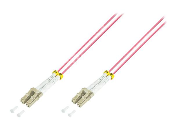 LinkIT fibersnor OM4 LC/LC 3m Duplex , MM , LSZH 