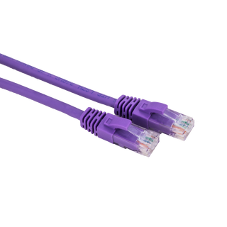 LinkIT Patch U/UTP Cat6 lilla 0.5m AWG 24/7 , LSZH