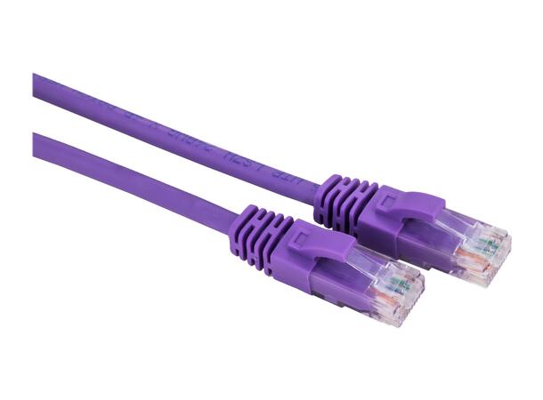LinkIT Patch U/UTP Cat6 lilla 0.5m AWG 24/7 | LSZH 