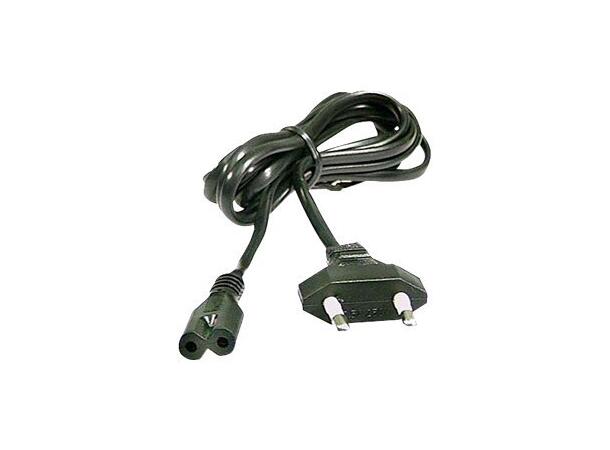 LinkIT strømkabel CEE 7/16 - C7 svart 5m Euro - C7 | 2 x 0,75mm² | PVC 