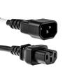 LinkIT strømkabel C15/C14 svart 3m LSZH | 3 x 1,50mm²