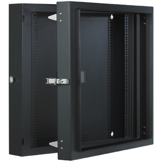 Lande Hinged Rear Frame 7U D150 , Black , Proline/Netbox