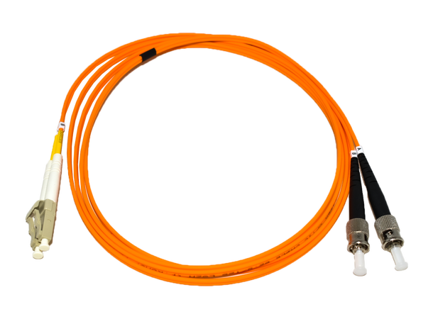 LinkIT fibersnor OM2 LC/ST Oransje Duplex MM OM2 50/125 LSZH, 2mm