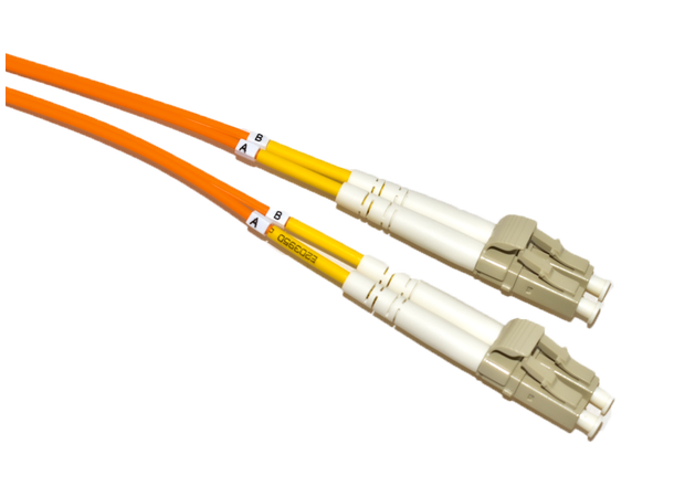 LinkIT fibersnor OM3 LC/LC Oransje Duplex MM OM3 50/125 LSZH, 2mm